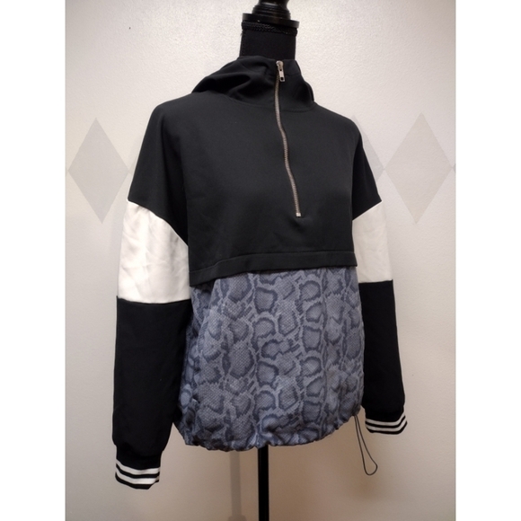 Avia zip neck hooded windbreaker - Picture 1 of 11